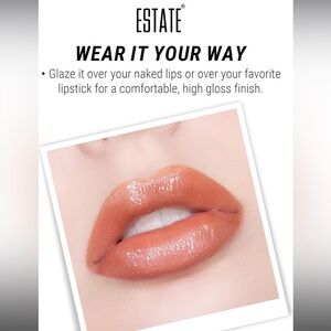 FREE* Estate Cosmetics Lip Icing – Non-Sticky Lip Gloss – 3 ml  (Glazed) NEW